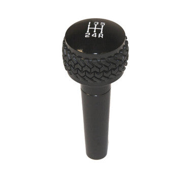 DV8 Offroad 5-Speed Shift Knob And Lever For 1997-06 Jeep Wrangler TJ - Black - D-JP-180022-BK