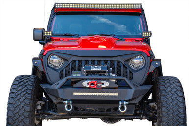 DV8 Offroad Angry Grille For 2018+ Jeep JL, 2020+ Gladiator - GRJL-01