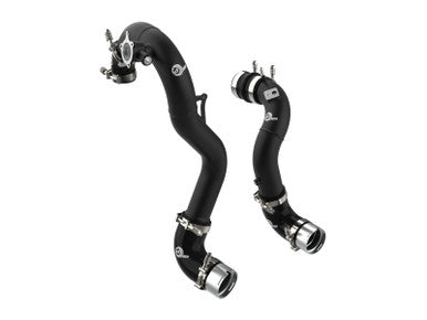 AFE 21+ Ford Bronco L4-2.3L (t) BladeRunner Alum Hot/Cold Charge Pipe Kit - Black - 46-20574-B