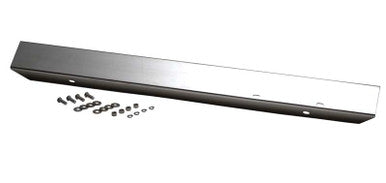 Kentrol 45-86 Jeep CJ 42 Inch Front Bumper Without Hole - Polished Silver - 30471