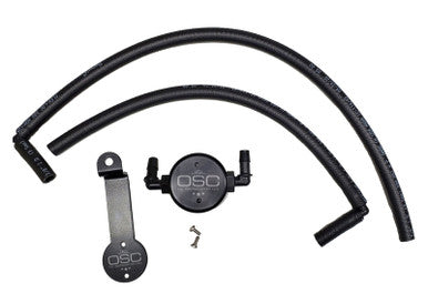 J&L 05-24 Toyota 4Runner 4.0L Driver Side Oil Separator 3.0 - Black Anodized - 3107D-B