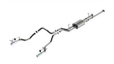 Borla 14-21 Toyota Tundra 4.6L/5.7L ATAK Cat Back Exhaust - 4in Stainless Tips - 141028