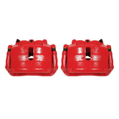 Power Stop 2009 Ford F-150 Front Red Calipers w/Brackets - Pair - S4974A