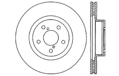 StopTech Drilled Sport Brake Rotor - 128.47012L