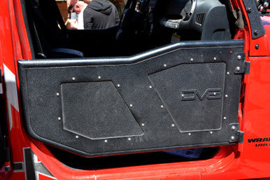 DV8 Offroad Front Rock Doors For 2007-18 Jeep Wrangler JK - RDSTTB-01F