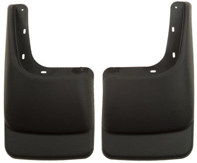 Husky Liners 04-12 Ford F-150/06 Lincoln Mark LT Custom-Molded Rear Mud Guards (w/Flares/Run. Board) - 57591