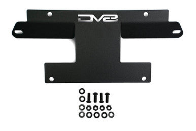 DV8 Offroad Factory Front Bumper License Relocation Bracket For 2021+ Ford Bronco - Front (Fits Modular Steel Bumper ONLY)
