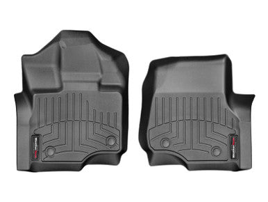 WeatherTech 15 Ford F-150 (Supercrew and Supercab Only) Front FloorLiners - Black - 446971