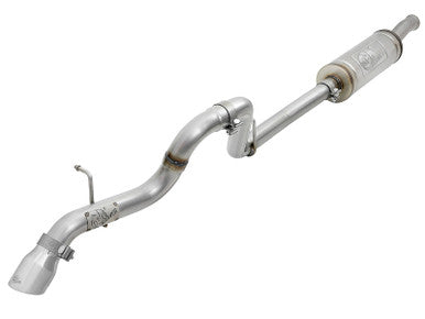 aFe MACH Force-Xp Hi-Tuck 2-1/2 IN 409 Stainless Steel Cat-Back Exhaust System For 2018+ Jeep Wrangler - Polished Tip - 49-48065-1P