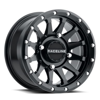 Raceline A95B Trophy 14x7in / 4x137 BP / 10mm Offset / 110.18mm Bore - Satin Black Wheel - A95B-47037+10