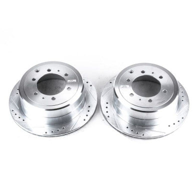 Power Stop 96-97 Lexus LX450 Rear Evolution Drilled & Slotted Rotors - Pair - JBR743XPR