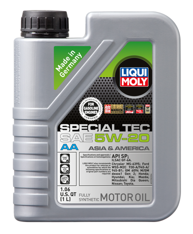 LIQUI MOLY 1L Special Tec AA Motor Oil SAE 5W20 - 2258