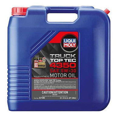 LIQUI MOLY 20L Top Tec Truck 4350 Motor Oil SAE 5W30 - 22180