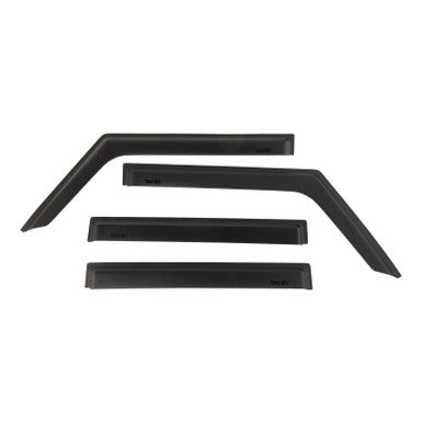 Rugged Ridge Window Visors Matte Black 18-20 Jeep Wrangler JLU/JT - 11349.17