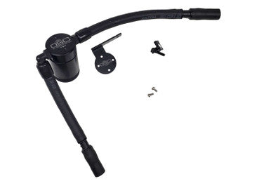 J&L 16-19 Ford Escape 1.5L EcoBoost Passenger Side Oil Separator 3.0 - Black Anodized - 3053P-B
