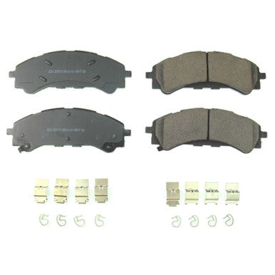 Power Stop 2019 Ford Ranger Front Z17 Evolution Ceramic Brake Pads w/Hardware - 17-2216