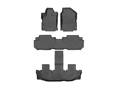 WeatherTech 2019+ Subaru Ascent 1st, 2nd, & 3rd Row FloorLiner - Black- 441475-1-4-3