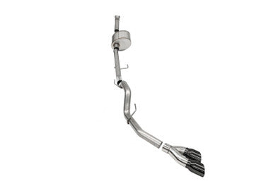 Corsa 2021-2025 Ford F-150 SuperCab/6.5in Bed 5.0L V8 Xtreme Cat-Back Single Side Exit-Black PVD - 21148BLK