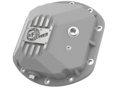 aFe POWER Street Series Front Differential Cover w/ Machined Fins For 1997-18 Jeep Wrangler (Dana 30) - Raw - 46-71130A
