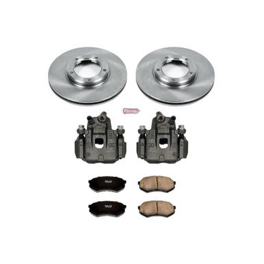 Power Stop Z17 Stock Replacement Front Brake Kit with Calipers For 1995-24 Toyota Tacoma - KCOE1232