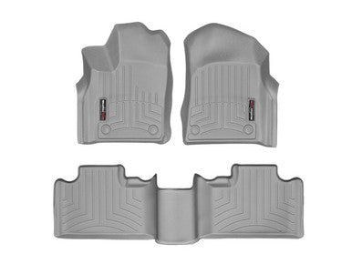 WeatherTech 16+ Jeep Grand Cherokee Front and Rear FloorLiner - Grey - 469301-463242