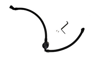 J&L 23-25 Ford Ecoboost 2.0 Oil Separator PCV Side - Black Anodized - 3056D-B