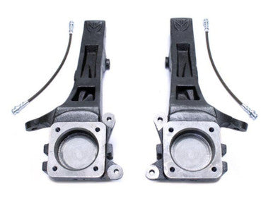 MaxTrac 05-18 Toyota Tacoma 2WD 6 Lug 4in Front Lift Spindles w/Extended DOT Compliant Brake Lines - 706840