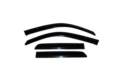 AVS Ventvisor Outside Mount Window Deflectors 4pc For 2003-09 Toyota 4Runner - Smoke - 94924