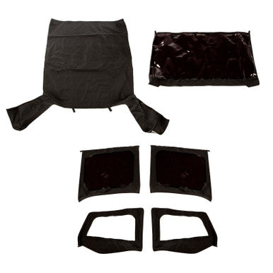 Rugged Ridge Montana Top Black Diamond W/SkinsTinted 88-95 YJ - 13752.35
