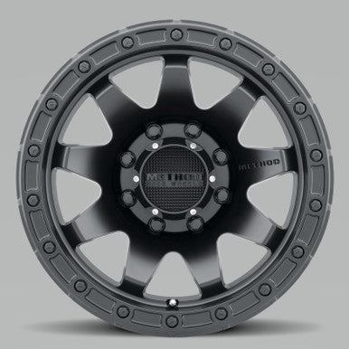 Method MR317 20x9 +18mm Offset 8x170 130.81mm CB Matte Black Wheel - MR31729087518