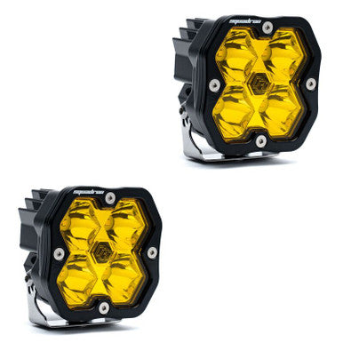 Baja Designs Squadron 2.0 Sport (Pair) LED Spot / No Harness - Baja Amber - 5578112NH