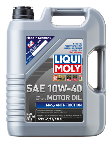 LIQUI MOLY 5L MoS2 Anti-Friction Motor Oil 10W40 - 2043