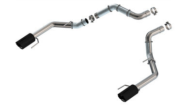 Borla 21-25 F-150 Ford Raptor 3in Tail Pipe Kit 5in Tip - Brawler Ceramic Black - 60727BRCB