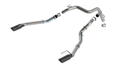 Borla 24-25 Ford Ranger Raptor 2.75in Tailpipe Kit 4in Tip - Brawler Ceramic Black - 60743BC