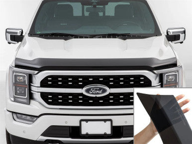 WeatherTech 21-26 Ford F-150 Hood Skin Protector - Black - 55194IM