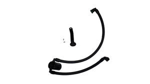 J&L 24-25 Ford Ranger 2.7L EcoBoost PCV Side Black Anodized - 3099P-B