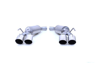 Gibson 20-21 Ford Explorer ST / Lincoln Aviator 3.0L 2.25in Axle-Back Dual Exhaust - Stainless - 619718
