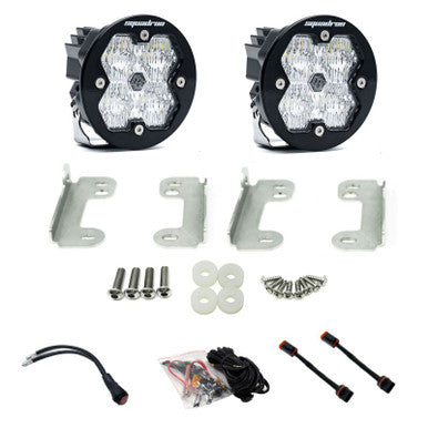 Baja Designs 18-25 JL/JT / 20-25 Gladiator Squadron-R Sport 2.0 Fog Kit OE Sahara Bumper (WC) -Clear - 440049