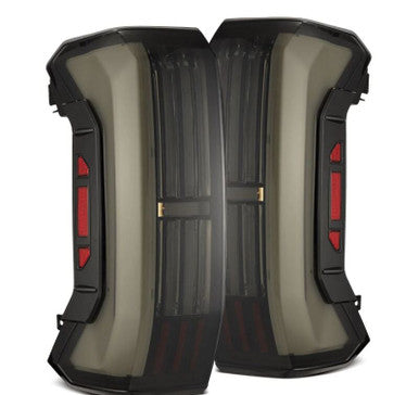AlphaRex 22-24 Toyota Tundra NOVA-Series Prismatic LED Tail Lights - Alpha-Black - 673001