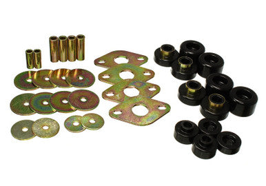 Energy Suspension 01-04 Toyota Tacoma Prerunner Body Bushing Mount Set - Black - 8.4112G