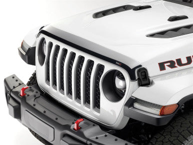 WeatherTech 2018+ Jeep Wrangler / Wrangler Unlimited Raptor Hood Protector - Black - 55177