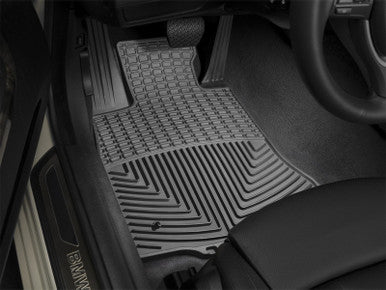 WeatherTech 16-20 Toyota Tacoma Front & Rear Rubber Mats - Black- W377-W136
