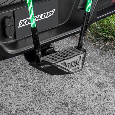 XK Glow Hitch Receiver Step And Whip Plate - XK-HITCH