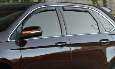 AVS 2022 Jeep Wagoneer In- Channel Ventvisor Low Profile Deflectors 4pc - Smoke - 194507