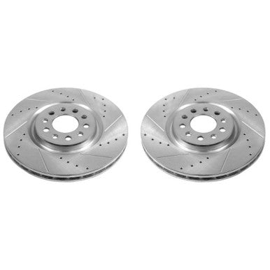 Power Stop 15-17 Chrysler 200 Front Evolution Drilled & Slotted Rotors - Pair - AR83087XPR