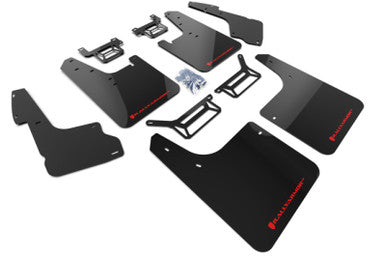 Rally Armor Black UR Mud Flap w/ Red Logo for 2012-24 Toyota 4Runner - MF48-UR-BLK/RD