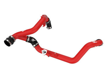 aFe BladeRunner 2-1/4 IN Aluminum Hot Charge Pipe For 2020-21 Ford Explorer/Explorer ST - Red - 46-20658-R