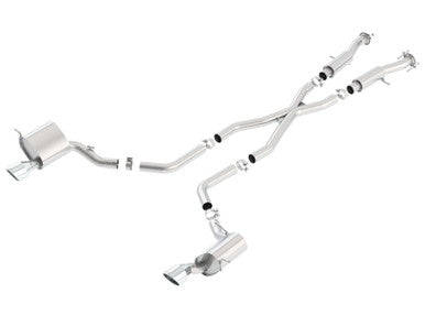 Borla 2015 Jeep Grand Cherokee SRT8 ATAK Dual Round Rolled Exit Catback Exhaust - 140633