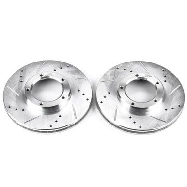 Power Stop 95-04 Toyota Tacoma Front Evolution Drilled & Slotted Rotors - Pair - JBR790XPR