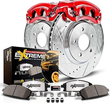 Power Stop 11-16 Jeep Gr& Cherokee Front Z36 Truck & Tow Kit w/Cals - KC5951-36